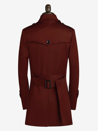 メンズスーツコート ミドル丈 シンプルビジネスコート 英国スタイル フォーマルコート