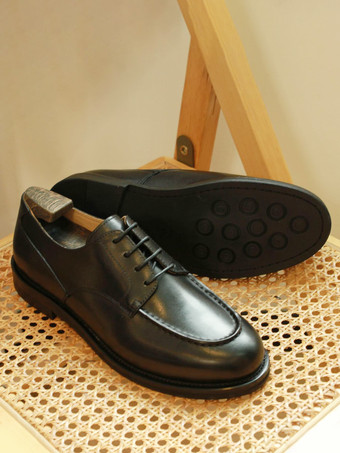 男性用ドレスシューズ 素敵なラウンドトゥ 牛革ダービー プロム ウェディングシューズ