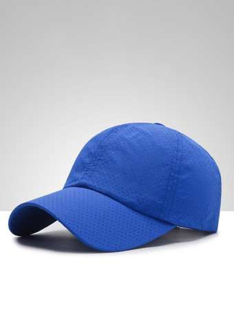 ロイヤルブルー男性用帽子 野球帽 通気性のあるサンフィッシングキャップ