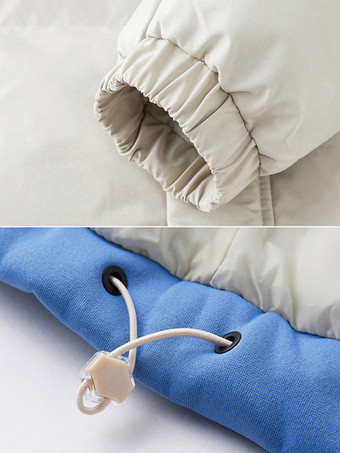 メンズ ゆったり コットンジャケット カップル 無地 フード付き 厚手 コットンジャケット コットンコート