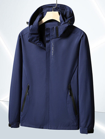 メンズ カジュアル 長袖 パーカー ジップ付き フード付き ジャケット