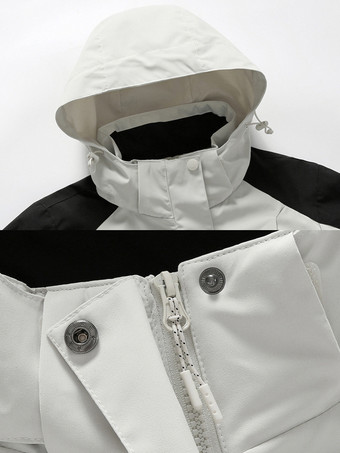 メンズジャケット アウトドア 防風 ワークウェアジャケット トレンディ 大きいサイズ カラーブロックコート