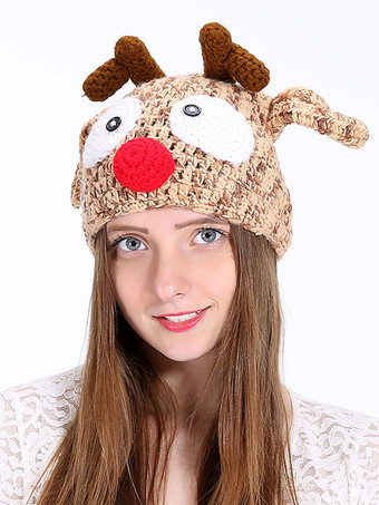 ライトブラウンレトロキャップ レディース ポリエステル ロイヤルキャップ コスチュームアクセサリー