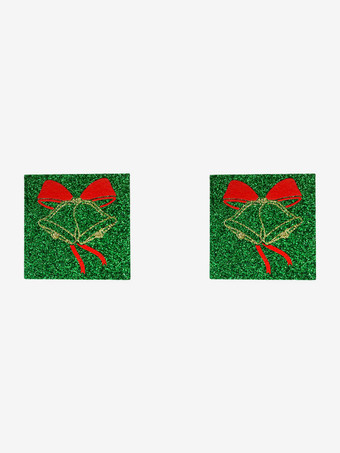 グリーン クリスマス ニップルカバー 屋内用 セクシー パターン スパンコール レッド ニプレス