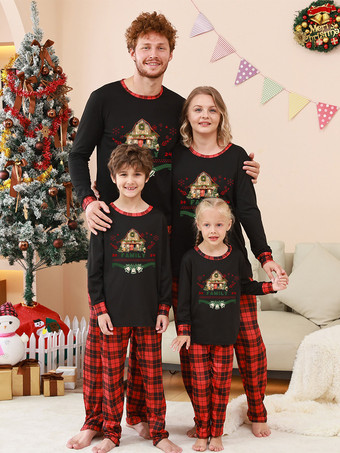 レッド 家族で揃うクリスマスパジャマ 子供用 大人用 クリスマス柄 マッチングセット