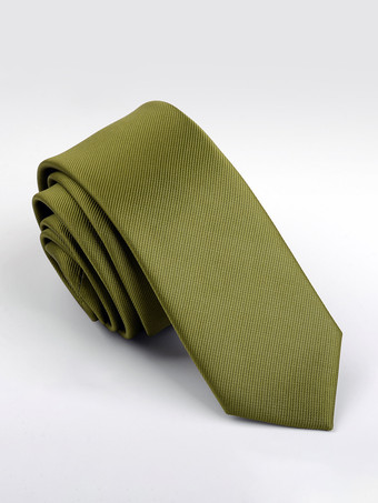 ハンターグリーン メンズネクタイ 6cm ナローバージョン フォーマルウェア ビジネス ウェディング ピュアタイ