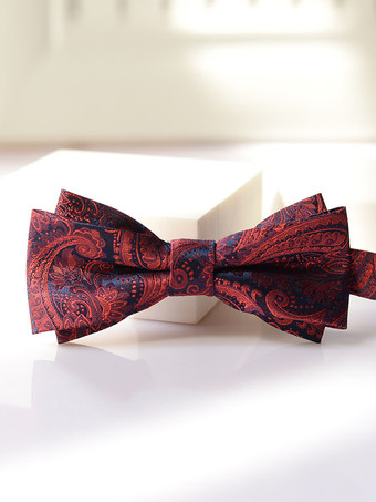 ワインレッド 男性用蝶ネクタイ 新郎と新郎の付添人 ウェディングスーツ シャツ 蝶ネクタイ ドレスアクセサリー