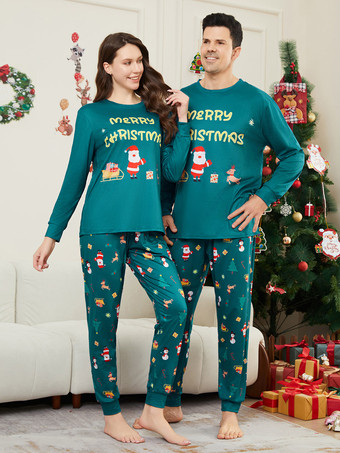 ティールティールファミリーパジャマ クリスマスエレメント 家族で揃うクリスマスパジャマ