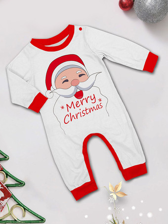 ファミリークリスマスパジャマ ベビー用 大人用 クリスマス柄トップパンツ
