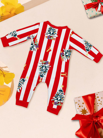 家族で揃うクリスマスパジャマ 子供用 大人用 ストライプ クリスマス柄 マッチングセット