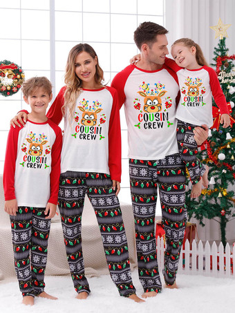 家族で揃うクリスマスパジャマ 子供用 大人用 クリスマス柄 マッチングセット