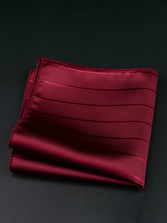 レッド メンズスーツチェストスカーフウェディングビジネススーツフォーマルシャツポケットチーフスカーフハンカチドレスアクセサリー