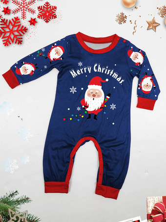 家族のためのクリスマスパジャマ長袖お揃いセットラウンジウェア