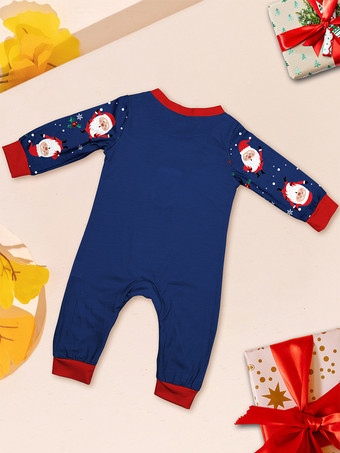 家族のためのクリスマスパジャマ長袖お揃いセットラウンジウェア