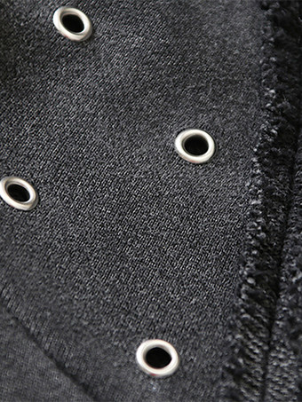 メンズ トレンディ アメリカン ウォッシュド ジッパー シャーク マスク フード付き カーディガン スウェットシャツ ルーズ ジャケット