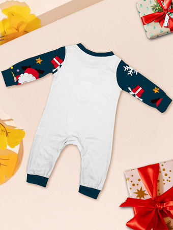 家族で揃うクリスマスパジャマ 子供用 カップル用 ポリエステル クリスマス柄 トップパンツ