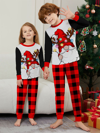 家族で揃うクリスマスパジャマ サンタクロースファミリーパジャマ