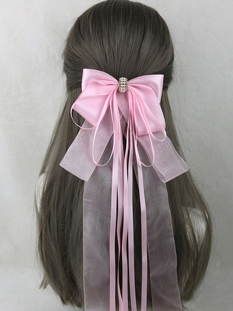 Accesorios de Lolita dulce Lazos rosas Tocados Varios