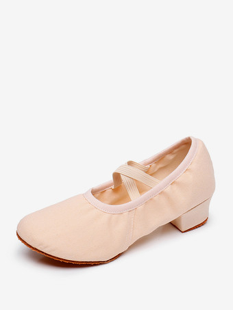 ピンクラテンダンスシューズ ピンク ラウンドトゥ 社交ダンスシューズ