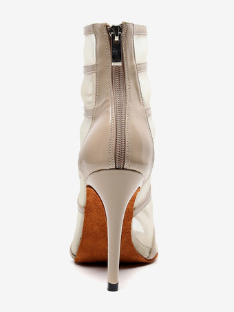 ラテンダンスシューズ レッド ピープトゥ ラインストーン 社交ダンスシューズ