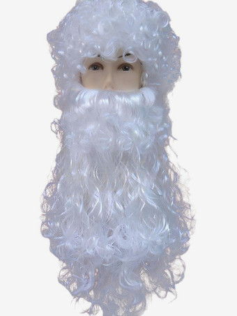 クリスマスアクセサリー 白ひげメガネ サンタクロース ホリデーコスチューム