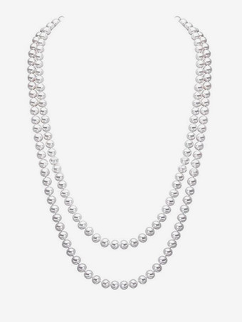 1920年代パーティーデコレーションパールチェーン6点セットフラッパーコスチュームアクセサリー