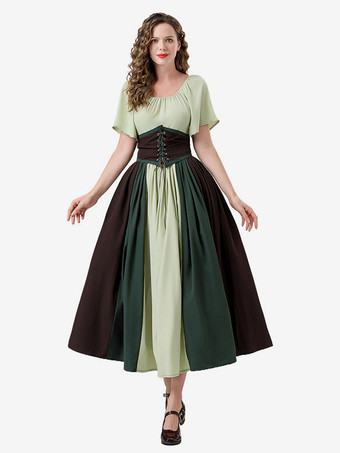 ライトグリーン グリーンのレトロコスチューム マリーアントワネットコスチューム ヴィンテージ衣料