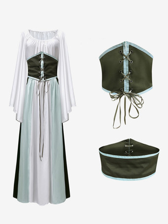 レトロコスチューム マリーアントワネットコスチュームセット 仮面舞踏会ドレス