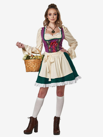 バイエルンビールガールレトロホリデーコスチューム