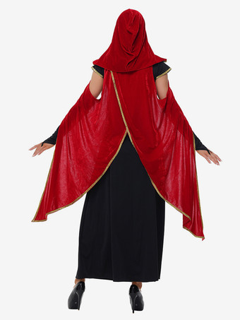 ハロウィン ヴァンパイア レッド セクシー マント ドレス セット ホリデー コスチューム
