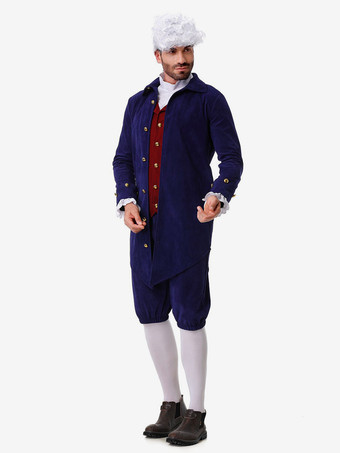 ディープブルー キッズ レトロパンツ 帽子セット ホリデーコスチューム