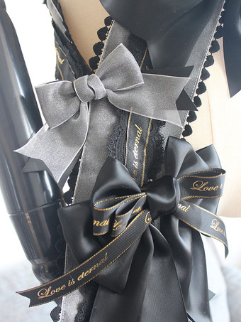 アカデミックロリータアクセサリーライトスカイブルーリボンアクセサリーその他