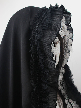 ゴシックロリータアクセサリーホワイトフリルレースヘッドウェアその他