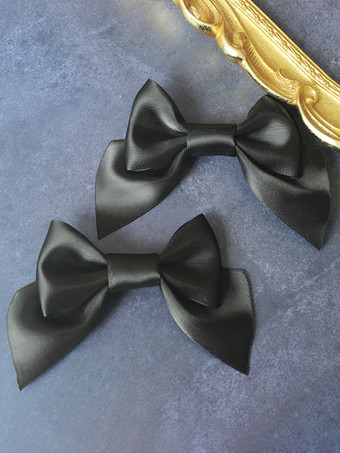 ゴシックロリータ帽子 バーガンディ フリル リボン アクセサリー ポリエステル ロリータ アクセサリー