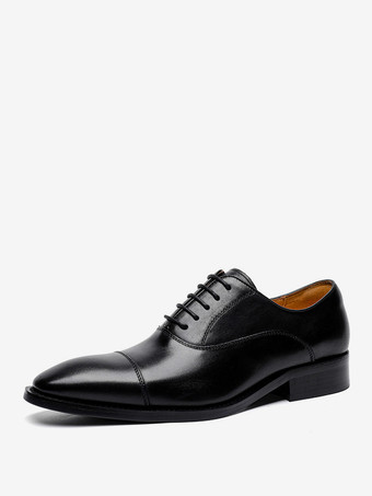 ブラック メンズ ドレスシューズ オックスフォード モダン スクエアトゥ フォーマル プロム ウェディングシューズ