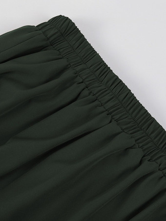 黒のレトロコスチューム フリル マリーアントワネット ロングスカート