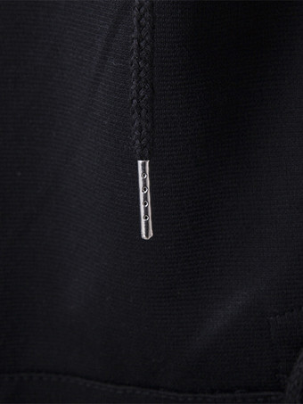 メンズ パーカー 長袖 ブラック シンプル スポーツ ジャケット パーカー