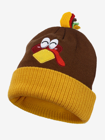 ゴールド 休日コスチューム 感謝祭 ライトブラウン 感謝祭帽子