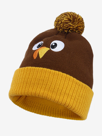 ライトブラウン休日コスチューム 感謝祭 ライトブラウン 感謝祭帽子