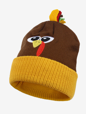 亜麻色休日コスチューム 感謝祭 ライトブラウン 感謝祭帽子