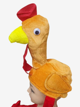 オレンジ 感謝祭のコスチューム オレンジファイバー ホリデーハット