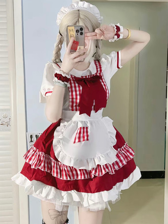 スイートロリータドレス ポリエステル半袖 スイートロリータドレス