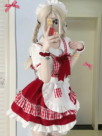 スイートロリータドレス ポリエステル半袖 スイートロリータドレス