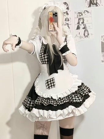 スイートロリータドレス ポリエステル半袖 スイートロリータドレス