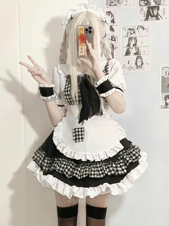 スイートロリータドレス ポリエステル半袖 スイートロリータドレス