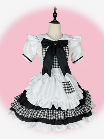 スイートロリータドレス ポリエステル半袖 スイートロリータドレス