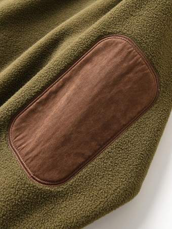 Sudadera de manga larga con diseño vintage y forro polar para hombre