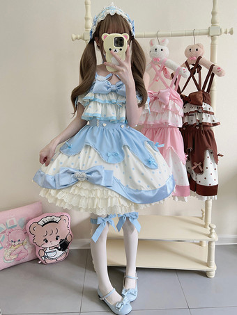 スイートロリータドレス ポリエステル ノースリーブ スイートロリータドレス