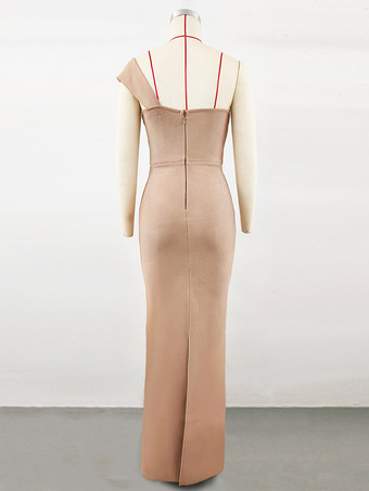 カクテルドレス付き モダン ボールガウン フロアレングス Vネック 花柄 ポリエステル