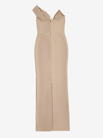 カクテルドレス付き モダン ボールガウン フロアレングス Vネック 花柄 ポリエステル